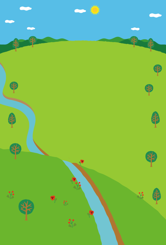 バランスの丘の世界観背景画像